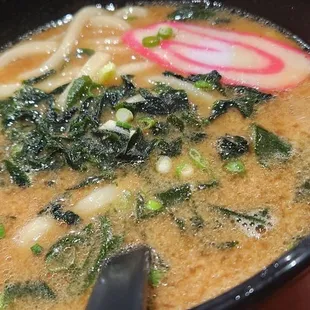 miso udon - special combo 12.95 and one selection - 4 pieces goyza next pic