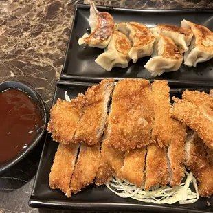 Side Order Chicken Katsu and 6 Gyoza
