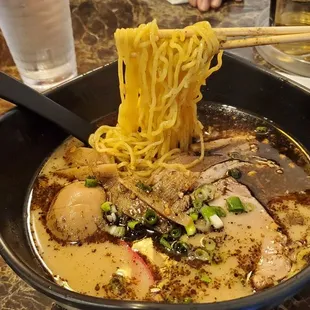 Black sesame ramen