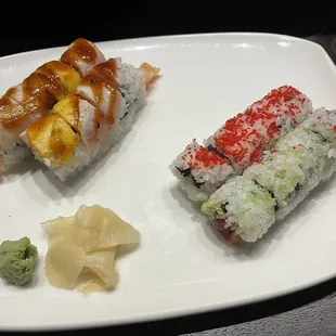Small portion size of sushi left me hungry