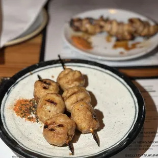 Tsukune Grilled Chicken Meatballs
