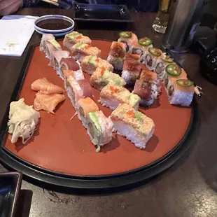 Rainbow Roll, Hiro Roll, Cutie Honey Roll, Angel Roll