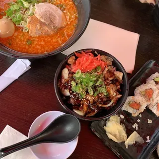 Ramen & Half Beef Rice Bowl