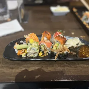 sushi, sushi and sashimi, sashimi, food