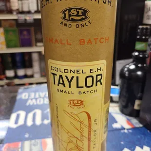 Rare bottle of E.H. Taylor
