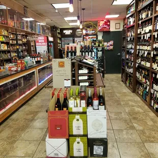 a grocery store aisle