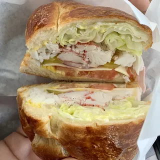 Sandwich On A Croissant