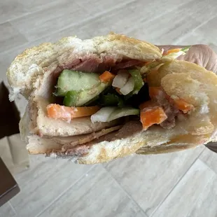 #1 signature banh mi Skimp on meat  6/2024