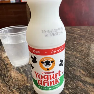 $3.20 yogurt drink