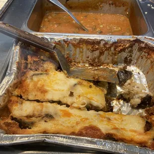 Delicious fresh moussaka