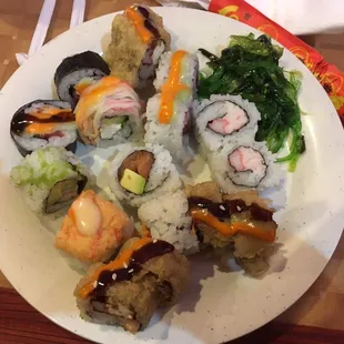Some of the sushi!