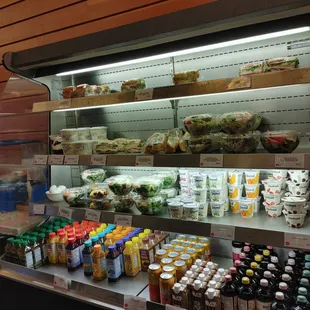 a variety of food items