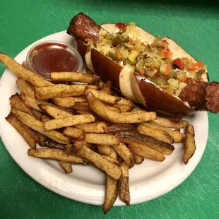 Andouille pretzel hoagie - Special