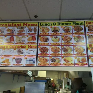 A mega menu dominates the counter.