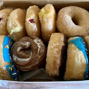 Dozen mixed donuts
