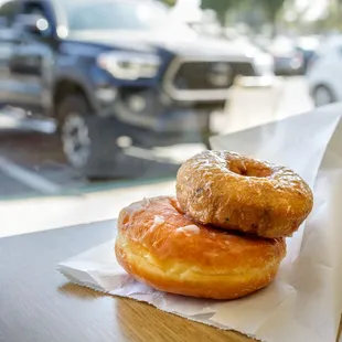 Blueberry Cake &amp; Glazed for $2