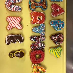 Personalized donuts