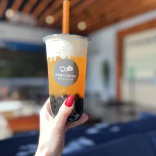 Kumquat Green Tea with Vanilla sweet cap