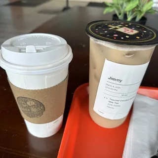 Hot Salted Caramel Toffee Latte