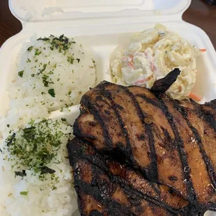 BBQ Chicken plate was perfect!