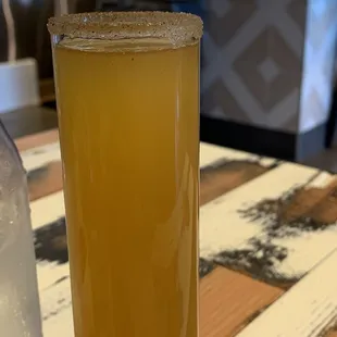 Apple cider mimosa