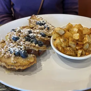 Maple Almond Crunch French Toast