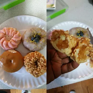 Blueberry Lemon and Caramel Apple