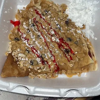 Peanut Butter Jelly Crepe