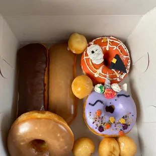 a variety of doughnuts