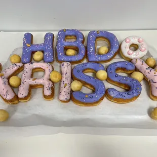 Amazing custom donuts! They were perfect.
