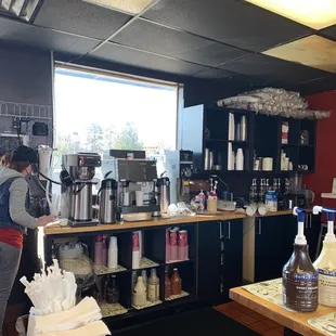 Bar area