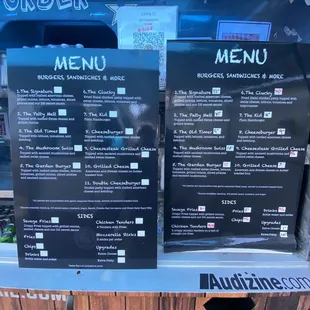 Their menu