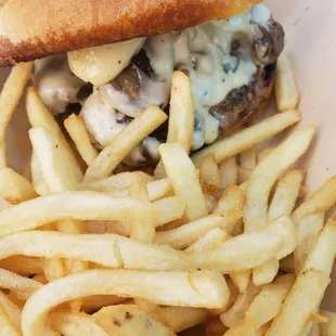 Mushroom Swiss Burger
