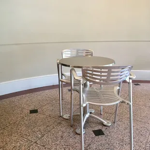 Seating at Daily Grind in Green Spring Station.