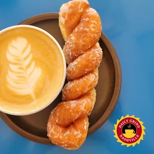 Latte &amp; Cinnamon Twist