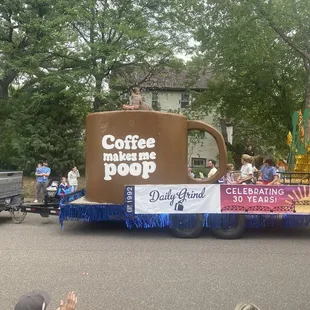 Lumberjack parade float!