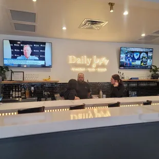This is the Daily Jam bar area
