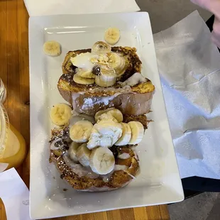 Banana foster French toast