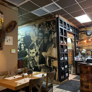 the interior of the restaurant