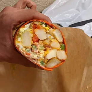 Breakfast burrito