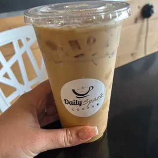 White Chocolate Hazelnut Iced Latte
