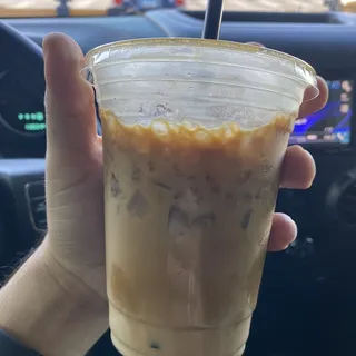 Hazelnut Iced Latte