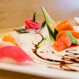 food, sushi, sushi and sashimi, sashimi