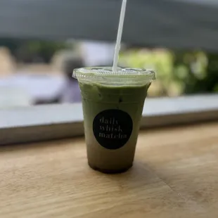 iced hapa matcha