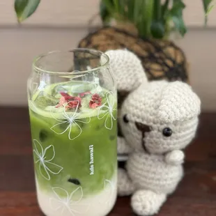 BunBun is in love with this Rose Matcha