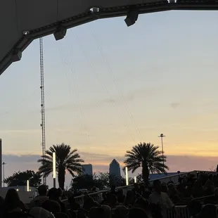 a crowd of people at a concert