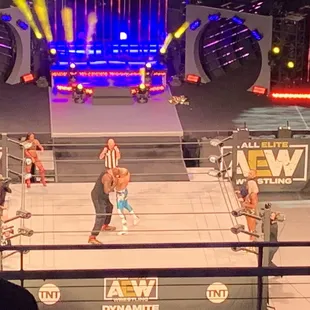 a professional wrestling match