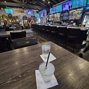 I'm ready for a tumbleweed to blow through here. It's a ghost town! Night after a crazy packed day of football in this place.