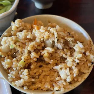 Fried Rice (burnt) - had lots burnt bits from the grill.