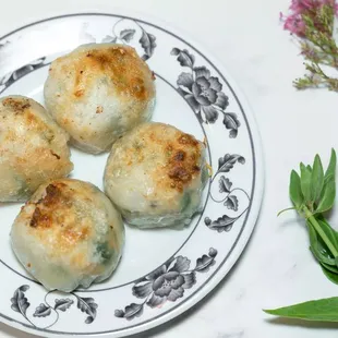 Shrimp &amp; chive dumplings